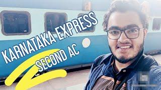 Karnataka Express Second AC | Indian Railways | Journeys with AK