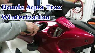 Winterization of Honda Aqua Trax F-12