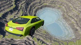 Leap Of Death Car Jumps & Falls Into Pit With Water – BeamNG.Drive | Destroy with You