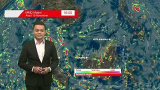 MET MALAYSIA - Laporan Cuaca 10 November 2024 (pagi)