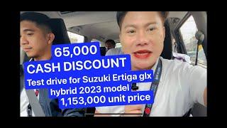 Test drive and road test for Suzuki ertiga glx hybrid 2023 model  comment, features and reviews.