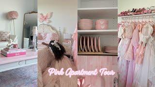 My Pink Apartment tour! 🩰 #coquette #roomtour #pinkaesthetic