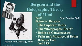 Bergson's Holographic Theory - 17 - Bohm, the Implicate Order