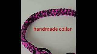 handmade paracord crafts#paracord dog collar#pvc coated collar#