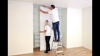 Elfa Assembly instruction: Top hung sliding doors