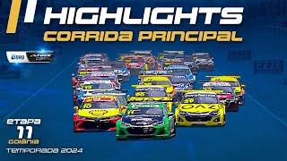 STOCK CAR 2024 | HIGHLIGHTS CORRIDA PRINCIPAL, ETAPA 11 | GOIÂNIA