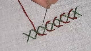 easy and beautiful embroidery designs/ hand embroidery for beginners/ unique embroidery stitches