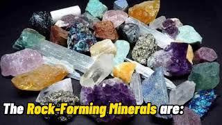 Geology in a Minute: STUDY OF ROCK FORMING MINERALS | BSCE 2A