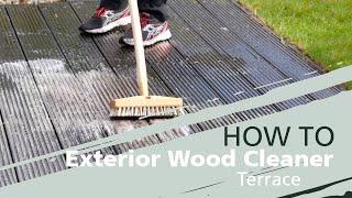 How to clean your wooden, bankirai terrace with the Exterior Wood Cleaner | Rubio Monocoat