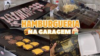 DELIVERY EM CASA !!! Abri uma hamburgueria na garagem 