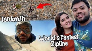 Riding The World's Fastest Zipline  | 160 km/h Ki Speed Se Mountains Mein Zip Line Ki 