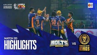 Match 20 Of Lanka T10 Super League 2024 Highlights | Kandy Bolts vs Nuwara Eliya Kings #t10league