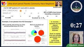 Elizabeth Adams - Ultra-Short Period Planets Commonly Have Neighbors