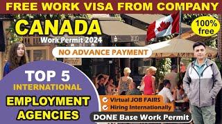  5 BEST Employment Agencies in Canada | Work Permit and Work Visa From Company | Hindi / Urdu