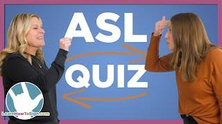 ASL Conversation Quiz