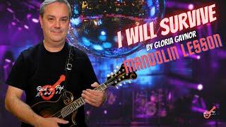 I Will Survive (Gloria Gaynor) – Mandolin Lesson #rockpopmandolin
