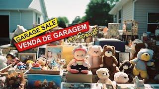 COMO é uma VENDA DE GARAGEM no CANADA