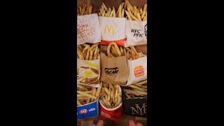 Let's Try Different Fast Food FRIES