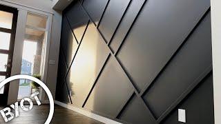 DIY ACCENT WALL // MODERN ACCENT WALL