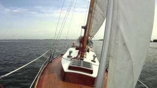 Classic Sailing Yacht Cruising Swedish Archipelago