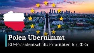 Polen übernimmt EU-Präsidentschaft: Sicherheit, Migration und Klimawandel im Fokus | RND | AQ1E