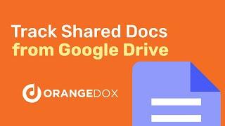 Track your Shared Google Drive Documents