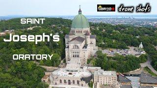 Saint Joseph’s Oratory MONTREAL  //  Biggest Church in Canada  //  4K Aerial View  //  2023