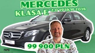 MERCEDES KLASA E W213 2.0 220D LIMUZYNA 194KM 2018’ 99 900 PLN