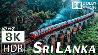 SRI LANKA 8K (HDR) - Enjoy the Beauty with Relaxing Music Takes You Into the World of Wild Nature