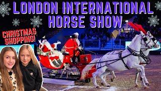 LONDON INTERNATIONAL HORSE SHOW! *OLYMPIA* CHRISTMAS SHOPPING * SHETLAND GRAND NATIONAL * PUISSANCE