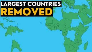 What If the Three Largest Countries Were Removed from Each Continent?