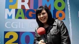 Prisca Civitenga di Radio Dimensione Suono Roma Saluta Canale25