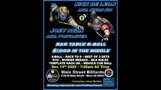 Joey Ryan vs. Nick DeLeon Conclusion - 8-Ball, 2 out of 3 Races to 9, $1,000 in the middle