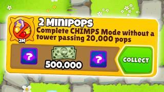 A NEW BTD6 Challenge... 2 MINIPOPS!