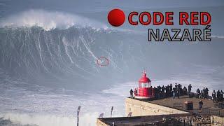 RED CODE at NAZARÉ: Nazaré Biggest Swells #nazare #bigwavesurfing #redcode