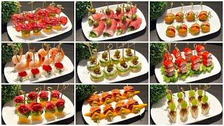 TOP 9 Quick Party Appetizers! Easy Party and Buffet Appetizers in 5 Minutes!