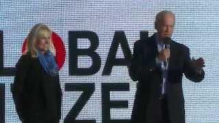 Vice President Joe Biden and Dr. Jill Biden at Global Citizen Festival 2015