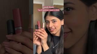 TOP 3 LIPSTICKS I USED IN 2023 #cosmeticscience #makeupscience