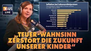 Inflation bei Lebensmittelpreisen kann eine Generation zerstören | NIUS Live vom 24. September 2024