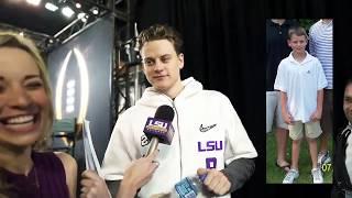 Joe Burrow Looks like a National Champion