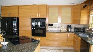 Modern Sustainable Bamboo Kitchen Cabinet Ideas feats Huge Ionizer