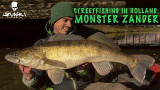 MONSTER ZANDER in streetfishing | Adventures in Netherland