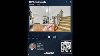 1397 Mallard Creek Dr Roseville CA 95747 | 5 Bedroom Home For Sale