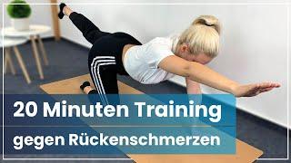 20 Min Rückentraining  ️ Dein sanftes Anfängerprogramm gegen Rückenschmerzen