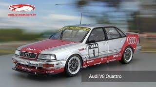 ck-modelcars-video: Audi V8 Quattro DTM 1992 Frank Biela 1:18 WERK83