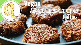 VEGAN Breakfast Sausage Patties (gluten-free, nut-free, oil-free options)