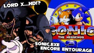 FNF | LORD X....HD!? Vs Sonic.exe Entourage (Encore Entourage) Alpha | Hard/Gameplay/Mod |