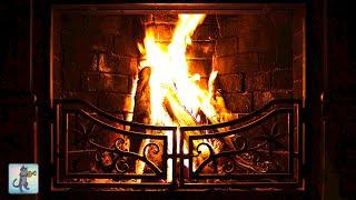 Warm Fireplace  Cozy Crackling Logs!