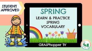 Spring Season for Kids | Learn all about Spring vocabulary in English | Spring Vocab Activity Scenes