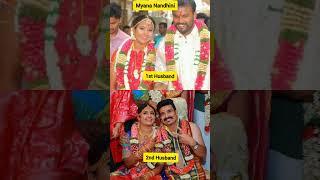 Vijay tv Myna Nandhini 1st Husband vs 2nd husband  then vs now #vijaytv #mynananthini